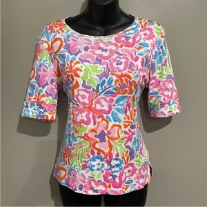 Ralph Lauren Pink Floral Cotton Shirt